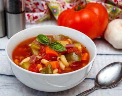 Italská polévka minestrone - recept